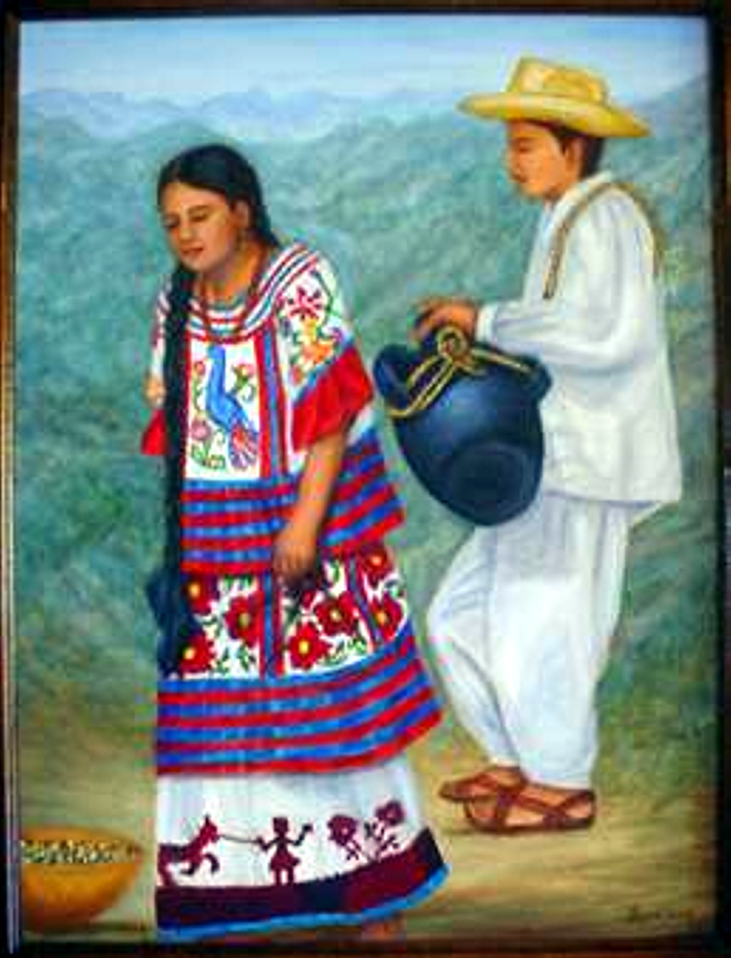 Laura Armenta de mejía, pintora de la costa oaxaqueña, sierra